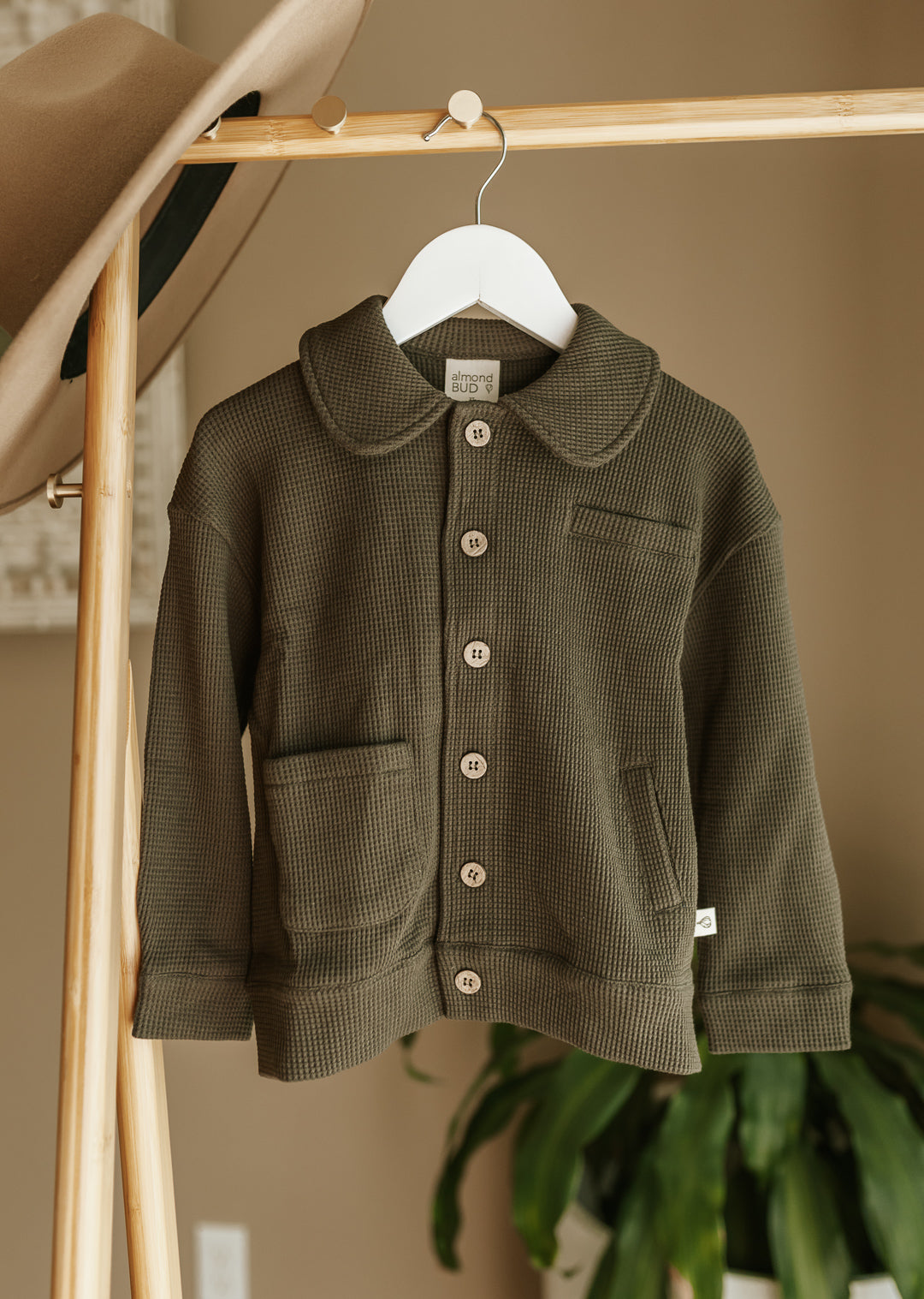 Toddler Waffle Coat - Multiple Color Options