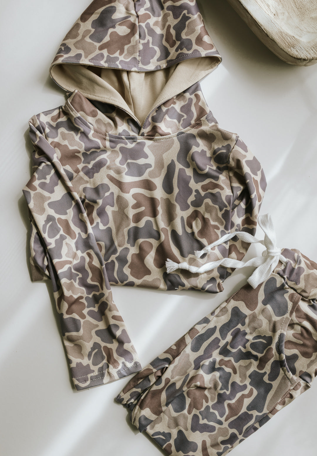 Boy's Camouflage Jogger Set